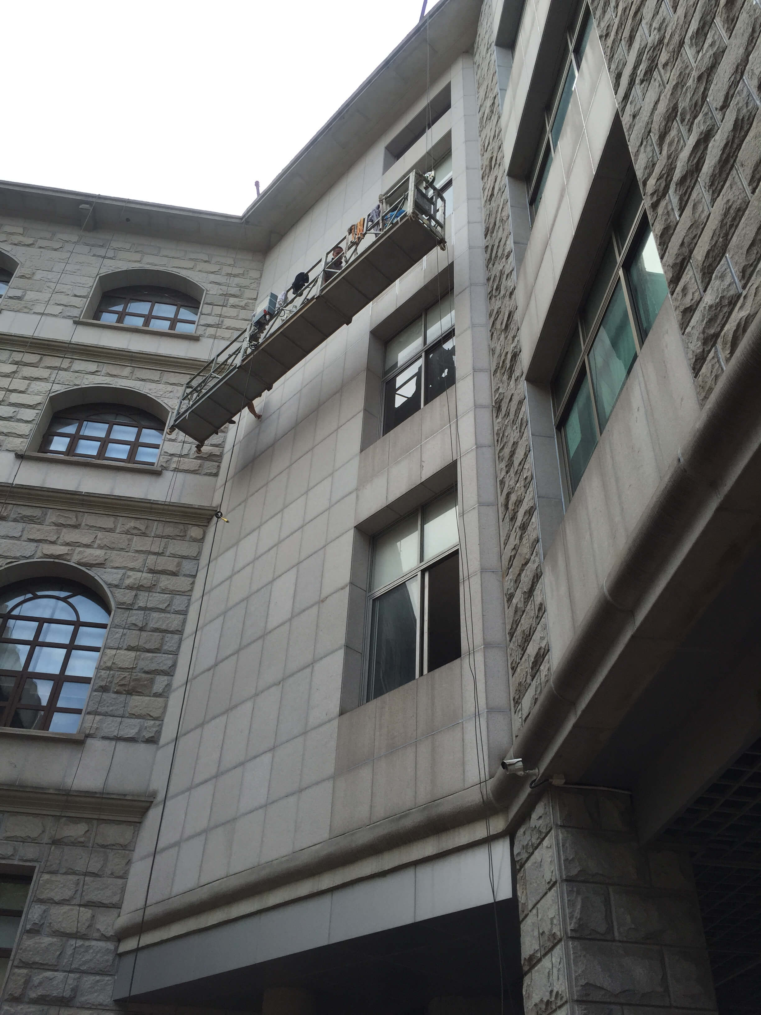 广东省财政厅外墙大理石拼缝防水补漏、天面防水工程