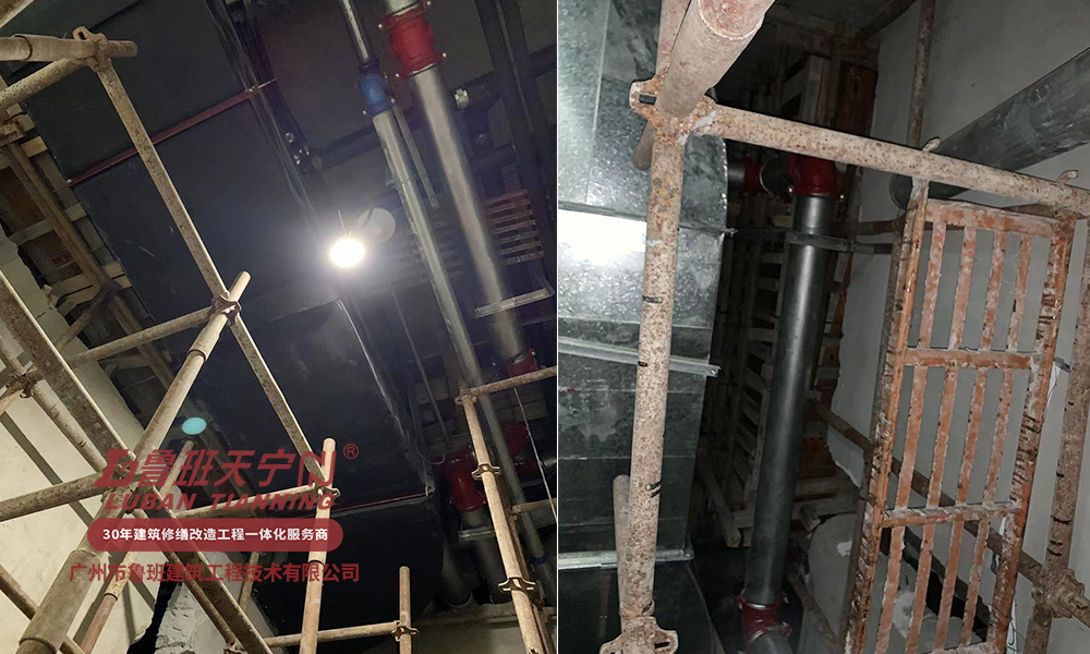 中山逸衡酒店加装电梯改造工程